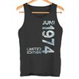 Limited Edition Juni 1974 Mann Frau 50 Geburtstag Tank Top