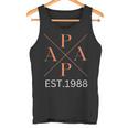 Lustiger Papa Est 1988 Papa Seit 1988 Papa 1988 Tank Top