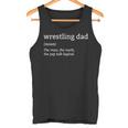 Lustiger Wrestling Papa Definition Mann Mythos Legende Pro Wrestler Tank Top