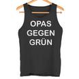 Lustiges Grünes Nein-Danke-Outfit Opas Gegen Grün Tank Top