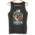 Lustiges Huhn Papa Männer Bauer Hühner Liebhaberatertag Tank Top