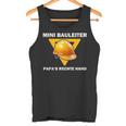 Mini Bauleiter Papa's Rechte Hand Kinder Bauleiter Outfit Tank Top