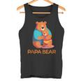 Niedlicher Papa Bär Sohn Und Tochteratertag Tank Top