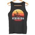 Nuremberg Skyline In Retrointage Style Tank Top