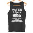 Papa & Sohn Stark Unschlagbar Fürateratertag Birthday Tank Top