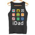 Papa I Dad Als Lustige Appatertag Tank Top