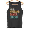 Papa Ehemann Gamer Legendideospielspieler Gaming Dad Tank Top