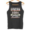 Papa Einer Wundervollen Tochter -Ater Tochter Liebe Tank Top