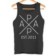 Papa Est 2011 Papa Seit 2011 Papa 2011 Tank Top