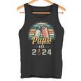 Papa Est 2024 Ersteratertag Frischgebackener Papa Tank Top