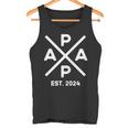 Papa Est 2024 Wird Papa 24 Level Bis Papa 2024 Tank Top