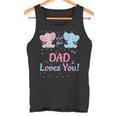 Papa Geschlecht Offenbaren Elefant Rosa Blau Passende Familieater Tank Top