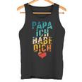 Papa Ich Habe Dich Liebe Father Family Bester Papa Tank Top