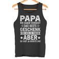 Papa Undater Geschenk Lustiger Spruch Herrenatertag Tank Top