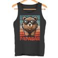 Papabäratertag Bester Papa Bär Tank Top