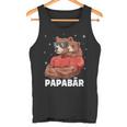 Papabear Bear Papa Und Baby Papa Father's Day Für Einen Papa Tank Top