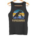 Papasaurus Für Papa Zumatertag Weihnachten Geburtstag Tank Top