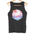 Paraíso Tropical Una Isla Palmeras Playas Y Agua Camiseta sin mangas
