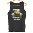 Pumper Papa Kraftsport Gym Lustiges Bodybuilding Mit-Ausschnitt Tank Top