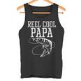 Reel Cool Daddy Papa Fisch Angeln Angeln Angler Angler Papa Herren Tank Top