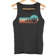 Retro Camping Hiking Landscape Nature Outdoor Camper Tank Top