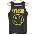 Satoshi Nakamoto Gelbes Lächeln Tank Top