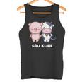 Sau Kuhl Pig Cow Farmers Wortwitz Animals S Tank Top