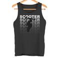 Scooter Freestyle Stunt Scooter Slogan Skatehalle Tank Top