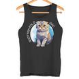 Scottish Fold Katzen Papa Cat Dad Daddy Haustier Freund Mit-Ausschnitt Tank Top