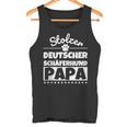 Stolzer Deutscher Schäferhund Papa Tank Top