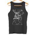 Stolzer Hirsch Als Portrait In Artistic Drawing Style Tank Top