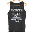 Stolzer Papa Eines Police Officer – Thin Blue Line Geschenk Tank Top