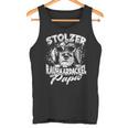 Stolzer Rauhaardackel Papa Herrchen Dogs Dachshund Tank Top