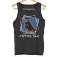 Tierliebhaber Herren Haustier Hund Papa Rottie Papa Rottweiler Tank Top