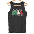 Tricolore Mit Italienischer Flagge Italienischer Roller Tank Top