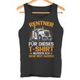 For Trucker Driver Retirement Grandpa Pensioner Tank Top