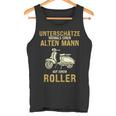 Underschätze Niemal Alten Mann Scooter Grandpa Dad S Tank Top