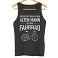 Unterschätze Niemals Einen Alten Mann Mit Ein Fahrrad Tank Top