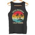 Vacaciones Familiaresintage Retro California Santa Barbara Beach Camiseta sin mangas
