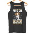 Vater Papaatertag Jack Russell Terrier Papa Tank Top