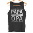 Vatertag Opa Geschenk Dad Ich Habe Zwei Titel Papa Und Opi Tank Top