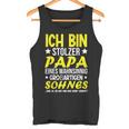 Vatertag Stolzer-Papa -Om Großartigen Sohn Bekommen Tank Top