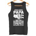 Vatertagater Papa Zwillings Papa Kapuzenjacke Tank Top