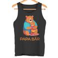 Vatertagater Sohn Tochter Sohn Papa Bär Kapuzenjacke Tank Top