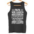 Vatertagatertag Spruch Sprüche Geschenkidee Papa Tank Top