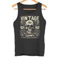 Vintage 1961 Geboren 1961 Geburtstag Totenkopf Biker Motorrad Tank Top