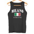 Vintage Milano Italia Recuerdo Italiano Milan Italia Camiseta sin mangas