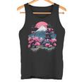 Vintage Sakura Garden Cherry Blossom Japanese Tank Top