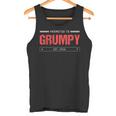 Vintage Soon To Be Grumpy Est 2024 Zum Neuen Papa Befördert Tank Top