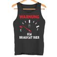 Warnung Ich Brauche Bier Lustige Tank Top